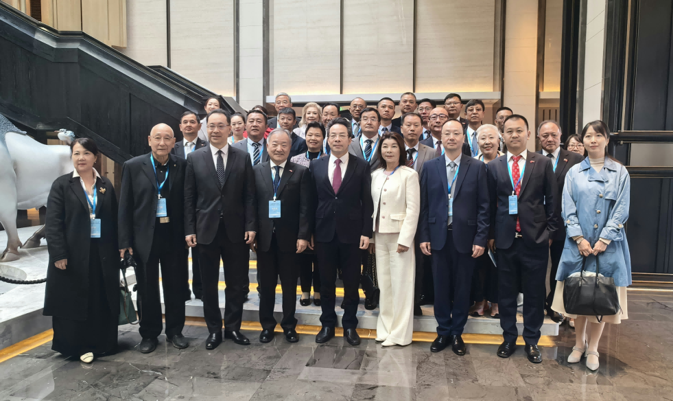 连小敏会见全非洲中国和平统一促进会访问团