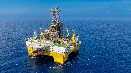 2024年8月17日，海南陵水，深海一号二期钻井平台。